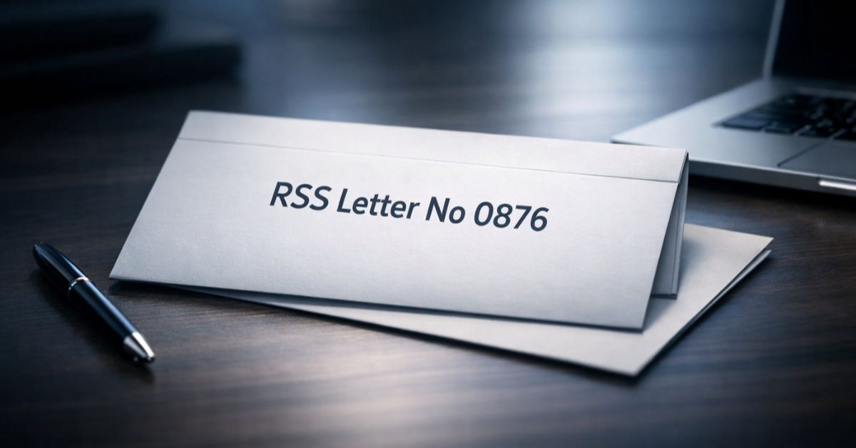 Rss Letter No 0876